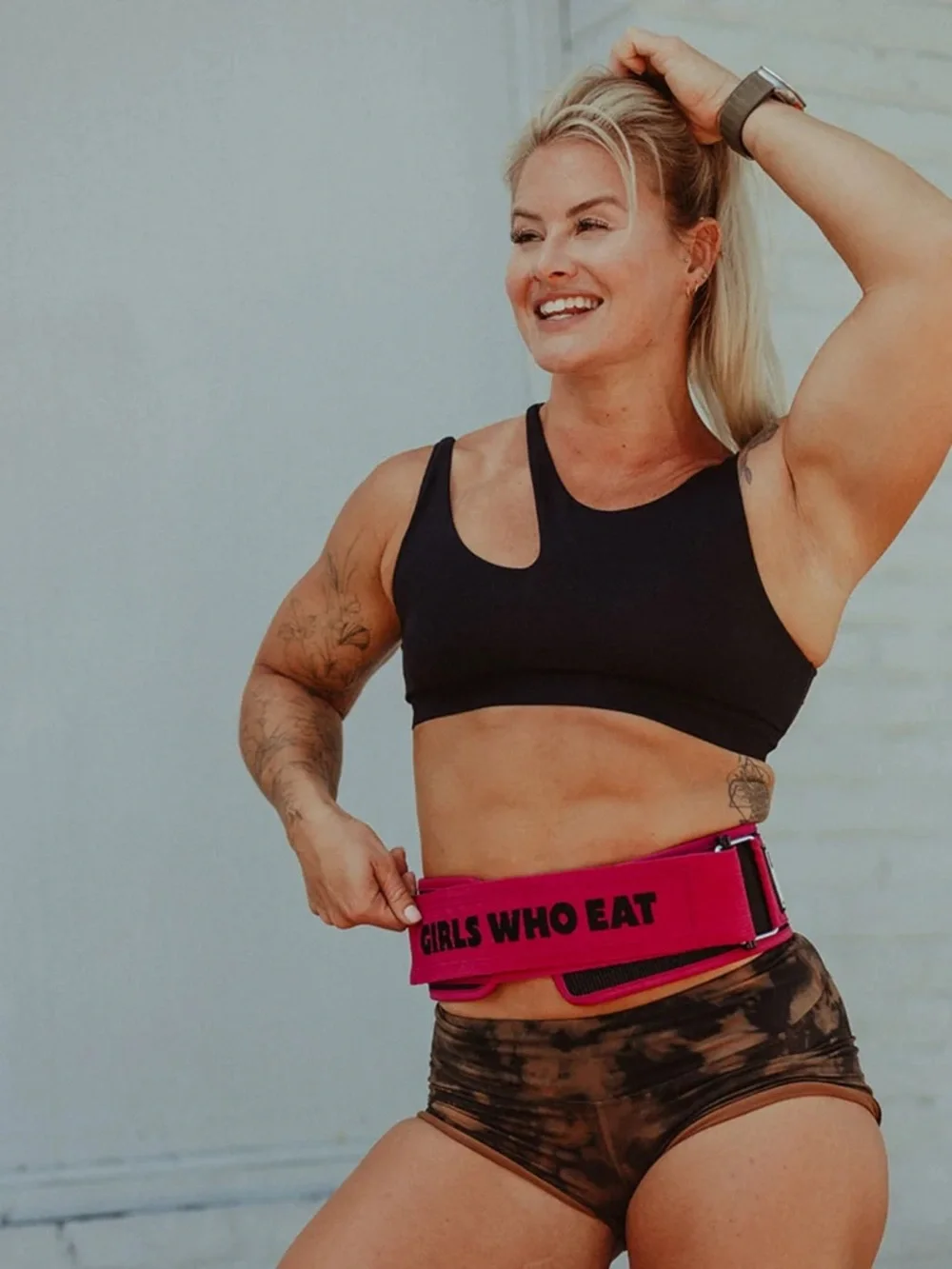 Element Girls Who Eat weightlifting belt Dani Speegle